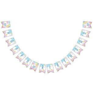 Balloon Pastel Birthday Bunting