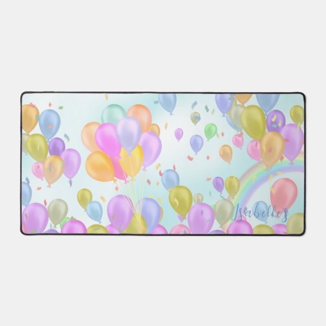 Balloon Pastel Desk Mat (Front)