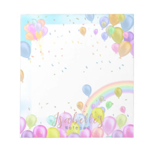 Balloon Pastel Notepad
