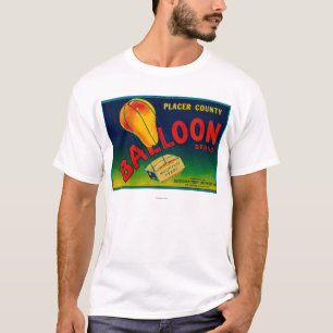 Balloon Pear Crate Label T-Shirt