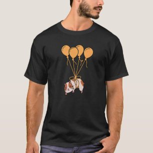 Balloon Pig Graphic Guinea Pig Owner Pet Cavy Anim T-Shirt