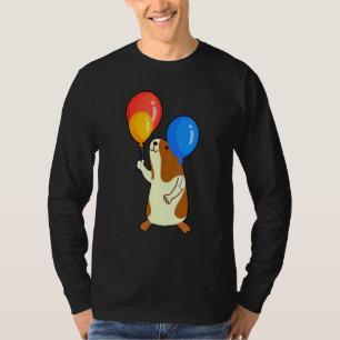 Balloon Pig Graphic Guinea Pig Owner Pet Cavy Anim T-Shirt