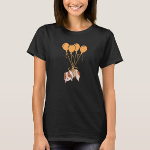 Balloon Pig Graphic Guinea Pig Owner Pet Cavy Anim T-Shirt