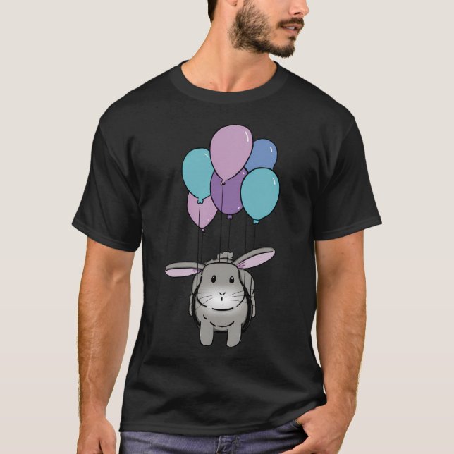 Balloon Rabbit T-Shirt (Front)