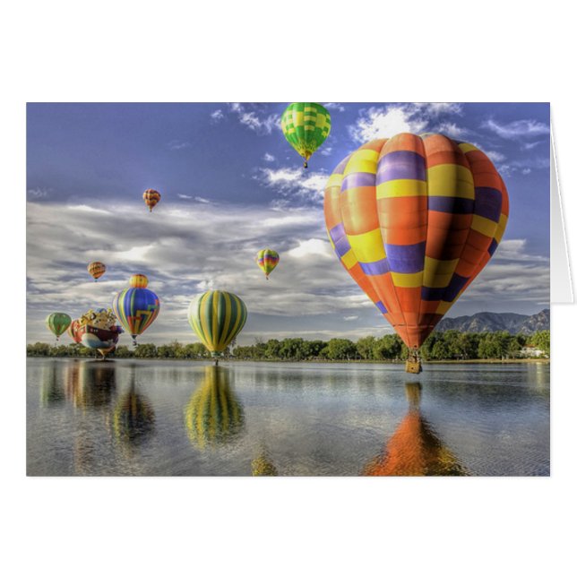 Balloon race reflections (Front Horizontal)