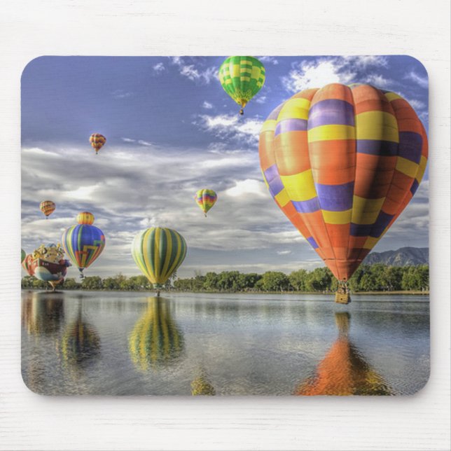 Balloon race reflections mouse pad (Front)