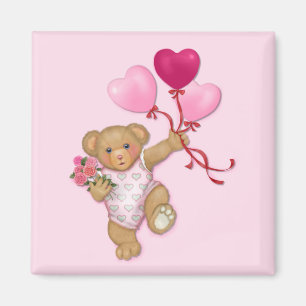 Balloon Teddy Magnet