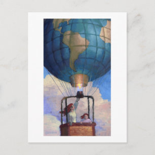 Balloon World postcard