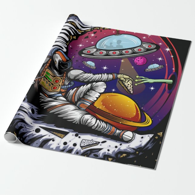 Balloon Wrapping Paper (Unrolled)