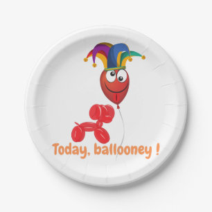 Ballooney Party Paper Plate