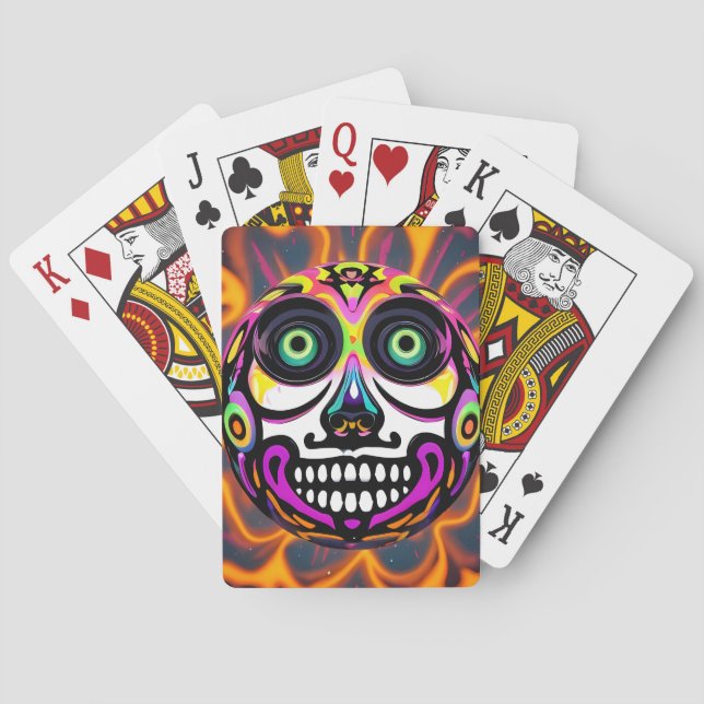 Ballooning Death Toll Playing Cards (Back)