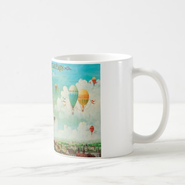 Ballooning Over Paris Coffee Mug (Right)