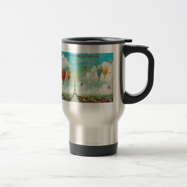 Ballooning Over Paris Travel Mug (Right)