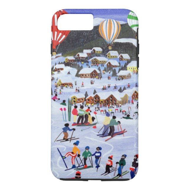 Ballooning over the piste 1995 Case-Mate iPhone case (Back)