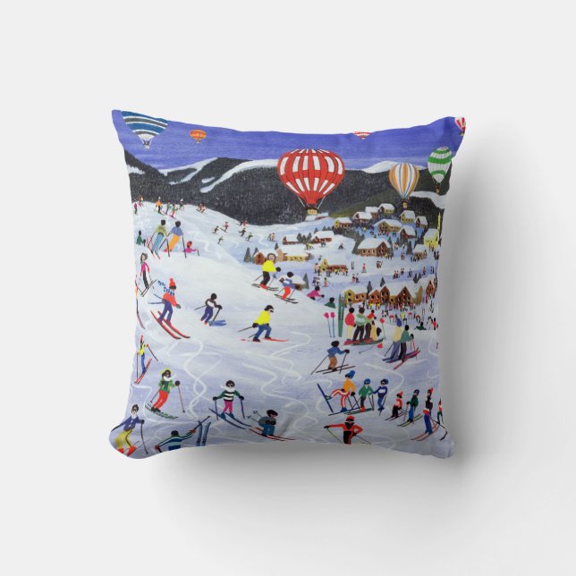 Ballooning over the piste 1995 cushion (Front)