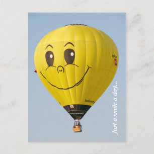 Ballooning Smile Postcard