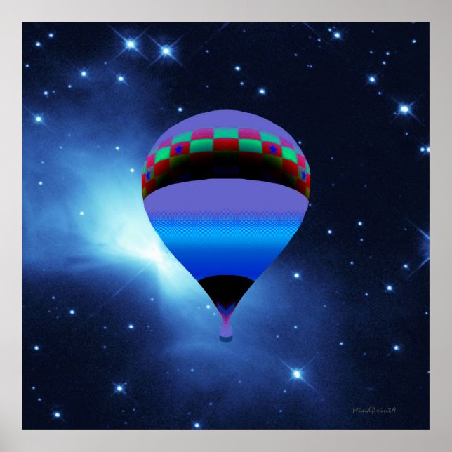 Ballooning with Stars Poster (Front)