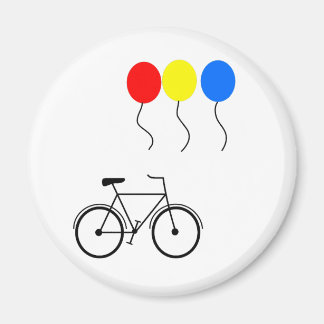 Balloons and Bicycle Magnet