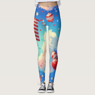Balloons and Stars Leggings