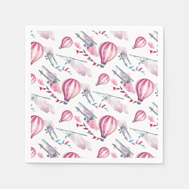 Balloons & Biplanes Napkin (Front)