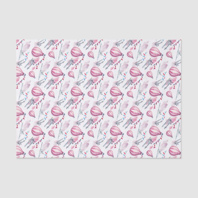 Balloons & Biplanes Tissue Paper (Front)