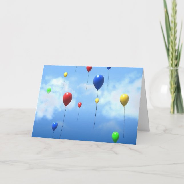 Balloons Card (Front)