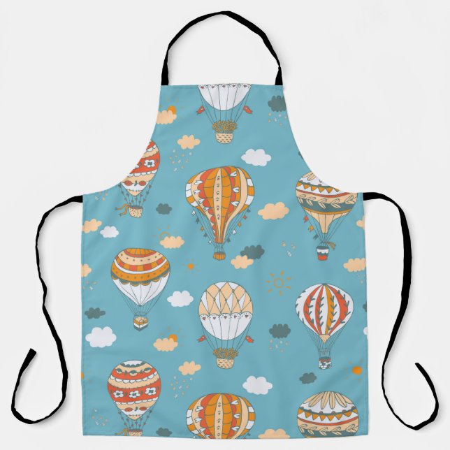 Balloons colour pattern apron (Front)