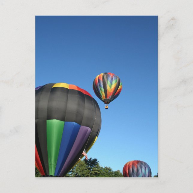 Balloons Colourful Launch! Postcard (Front)