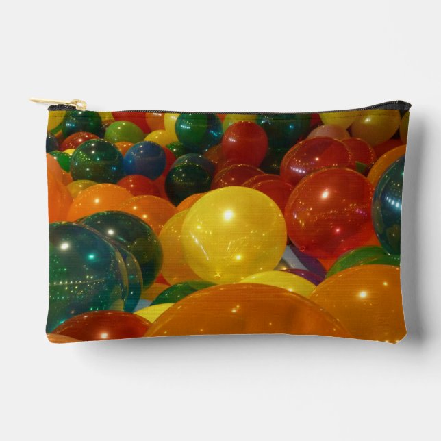 Balloons Colourful Party Design Accessory Pouch (Front)