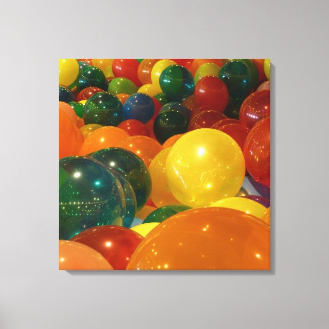 Balloons Colourful Party Design Canvas Print (Front)