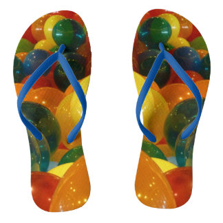 Balloons Colourful Party Design Jandals