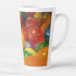 Balloons Colourful Party Design Latte Mug