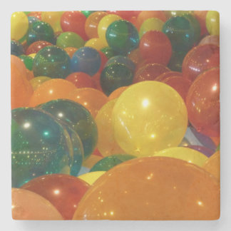 Balloons Colourful Party Design Stone Coaster