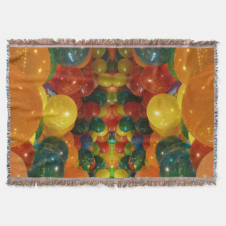 Balloons Colourful Party Design Throw Blanket