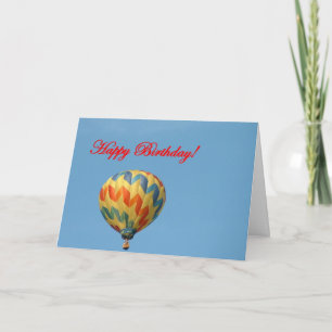 Balloons, Happy Birthday Card