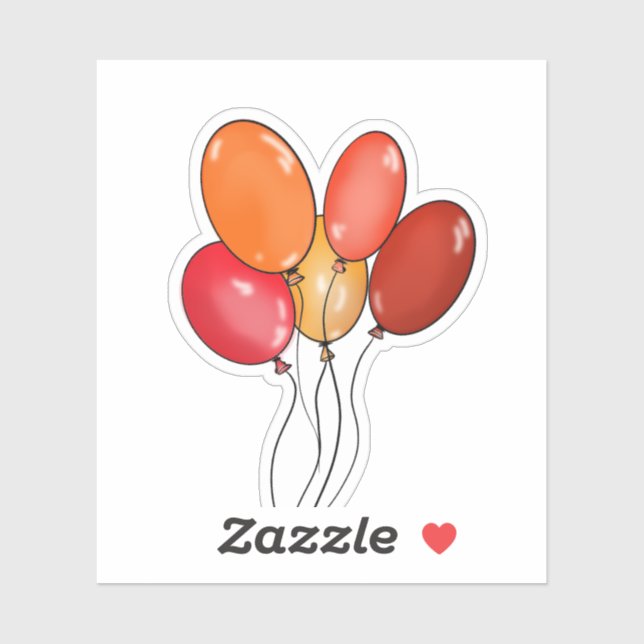 Balloons happy vibes (Sheet)