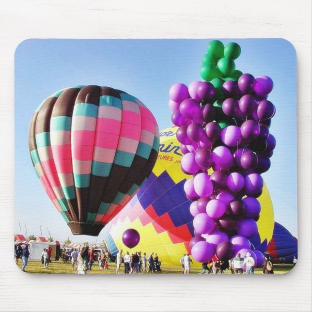 Balloons Hot Air Clusters Mouse Pad (Front)