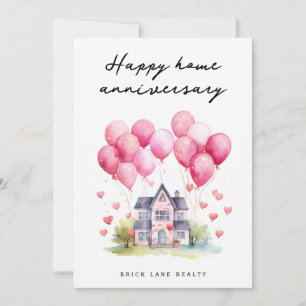 Balloons House Happy Home Anniversary Realty