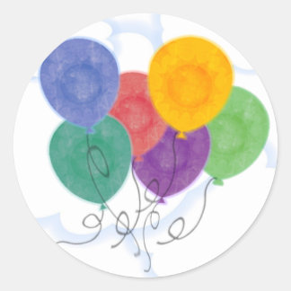Balloons in the Sky Sticker