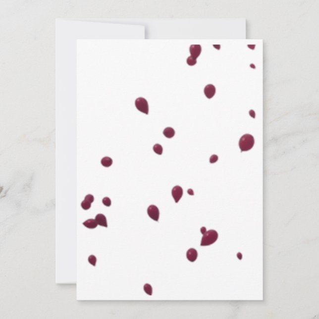 Balloons Invitation (Front)