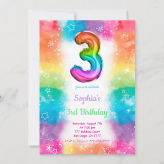 Balloons Invitations