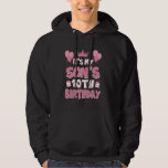 Balloons It's My Son's 10th Birthday 2015 10 Years Hoodie<br><div class="desc">Balloons It's My Son's 10th Birthday 2015 10 Years Old</div>