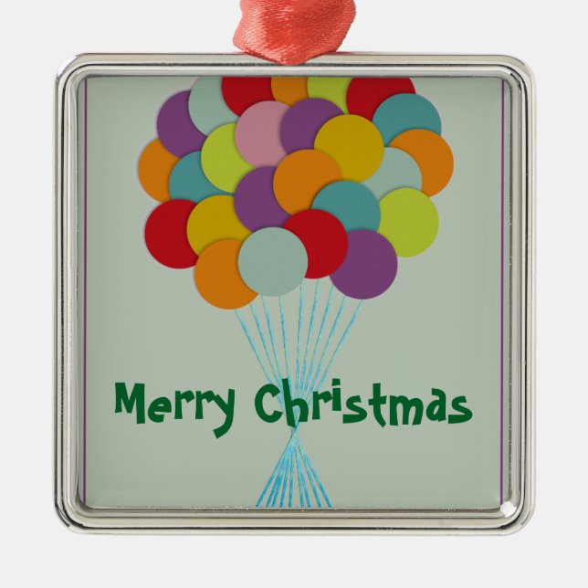 Balloons Metal Tree Decoration (Front)