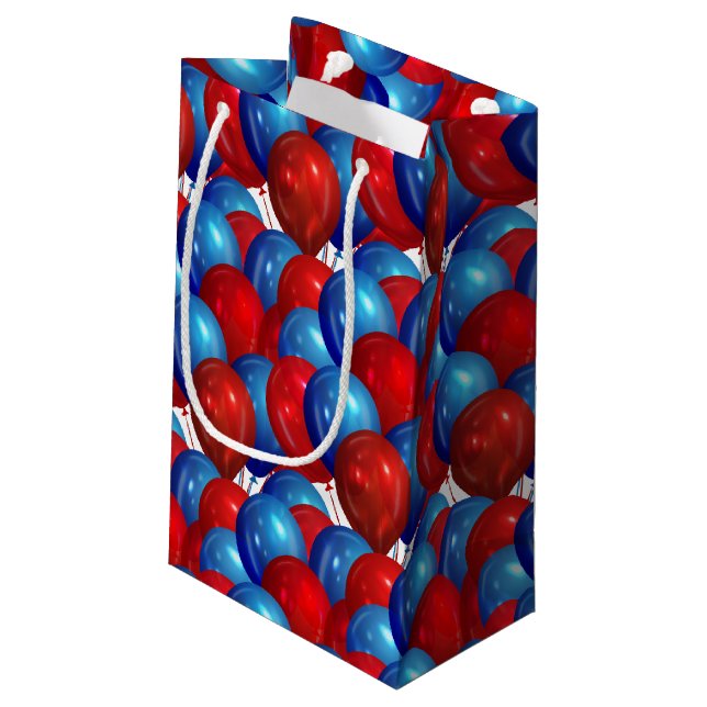 Balloons Paper Gift Bag (Back Angled)