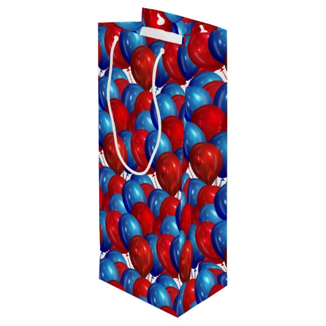 Balloons Paper Gift Bag (Back Angled)