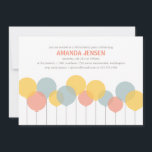 Balloons Party Invitation<br><div class="desc">HELPFUL HINT Complete the template (fill out text and upload photos) FIRST. If you would like to make any layout changes and/or add text/images, click "customise it" AFTER filling out the template. Please DOUBLE CHECK all sides of this design before submitting your order. What you see on the screen is...</div>