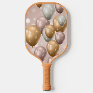 Balloons.  pickleball paddle