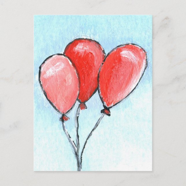 Balloons Postcard (Front)