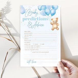 Balloons teddy bear baby predictions and advice
