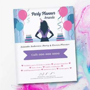 Balloons & Twists - Party Planner Flyer